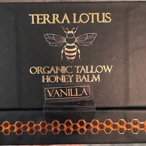 Terra Lotus Tallow Honey Balm Vanilla 4 oz Made in USA Organic